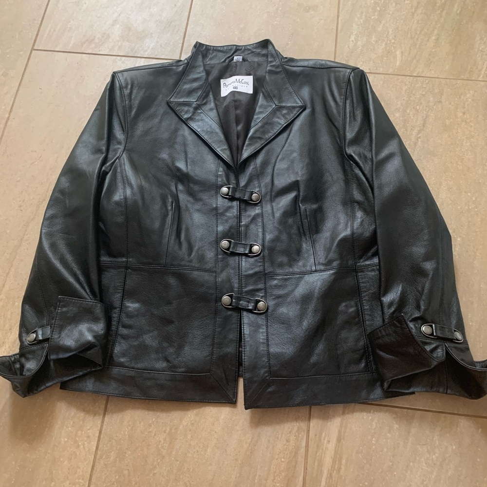 Pamela McCoy leather jacket